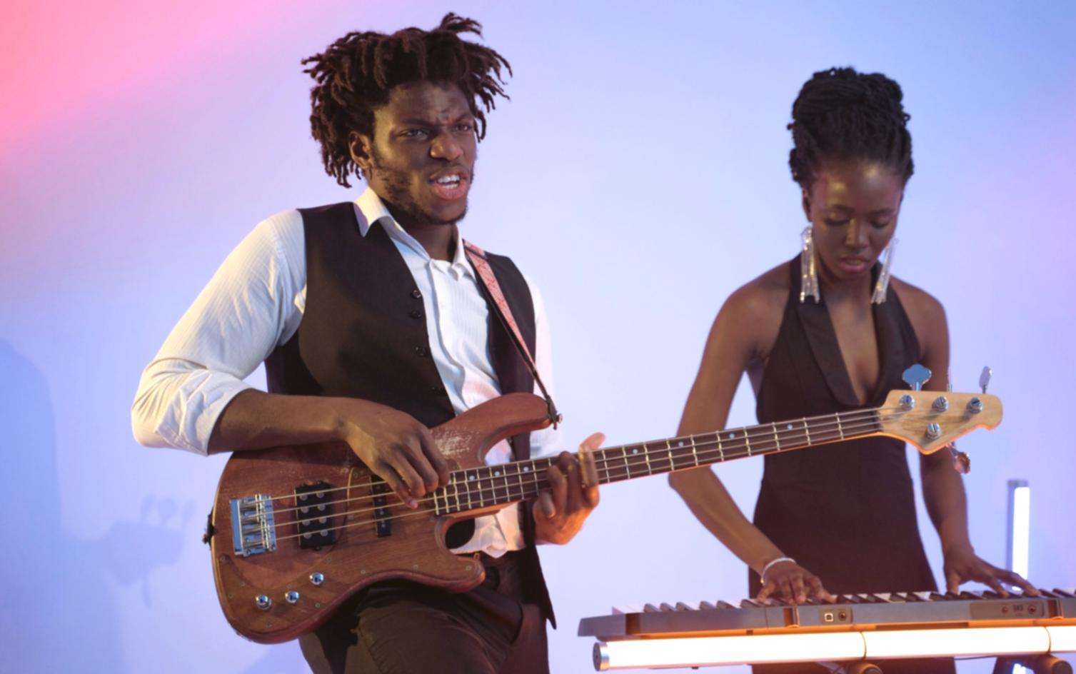 Detailansicht von Musikproduktions-Equipment